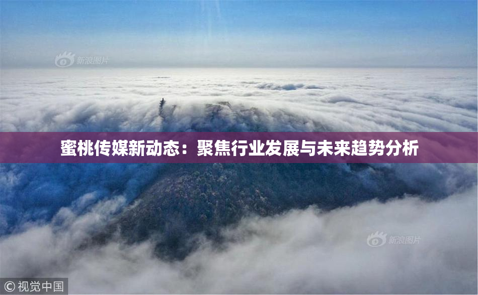 蜜桃传媒新动态：聚焦行业发展与未来趋势分析