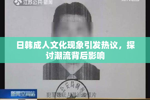 日韩成人文化现象引发热议，探讨潮流背后影响