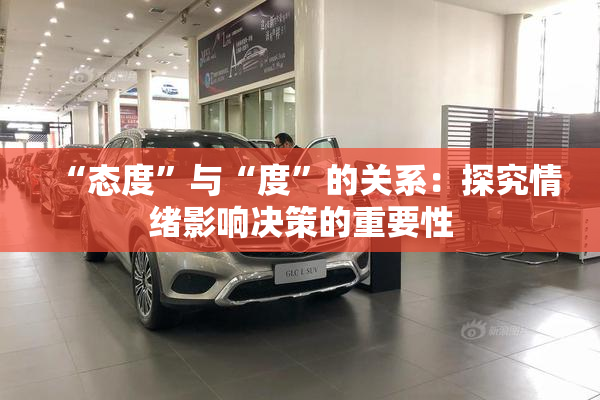 “态度”与“度”的关系：探究情绪影响决策的重要性