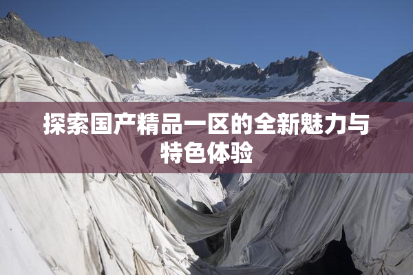探索国产精品一区的全新魅力与特色体验