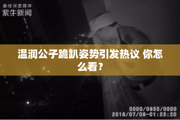 温润公子跪趴姿势引发热议 你怎么看？