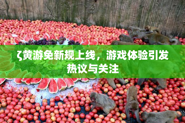 ζ黄游免新规上线，游戏体验引发热议与关注