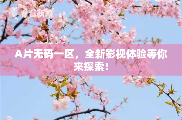 A片无码一区，全新影视体验等你来探索！