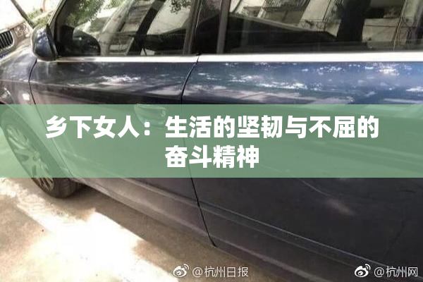 乡下女人：生活的坚韧与不屈的奋斗精神