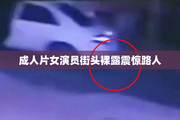 成人片女演员街头裸露震惊路人