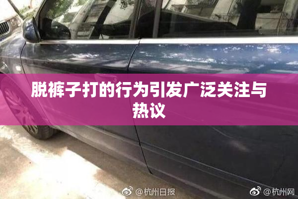 脱裤子打的行为引发广泛关注与热议