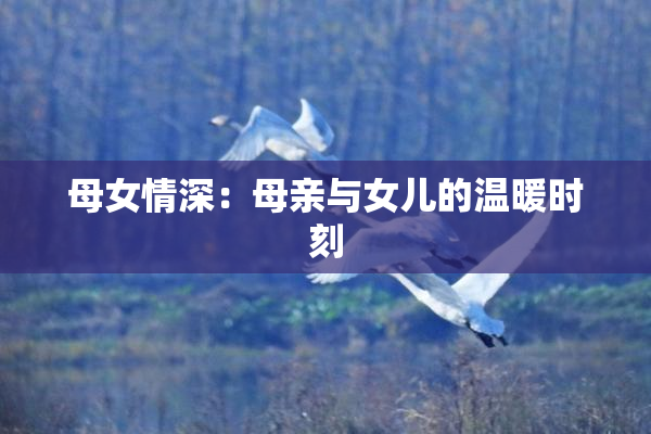母女情深：母亲与女儿的温暖时刻