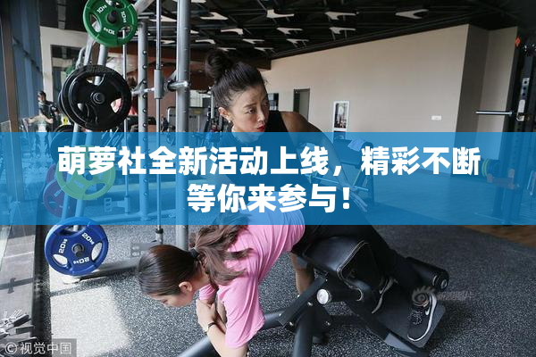 萌萝社全新活动上线，精彩不断等你来参与！