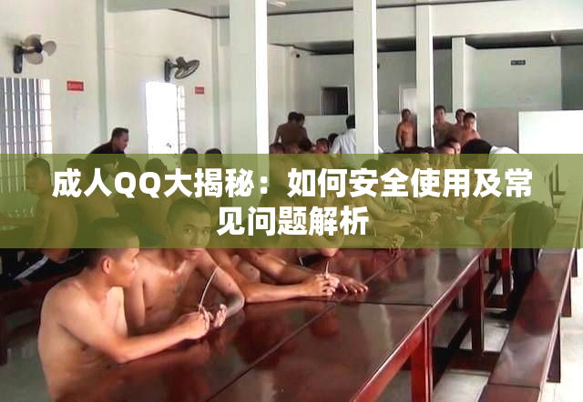 成人QQ大揭秘：如何安全使用及常见问题解析