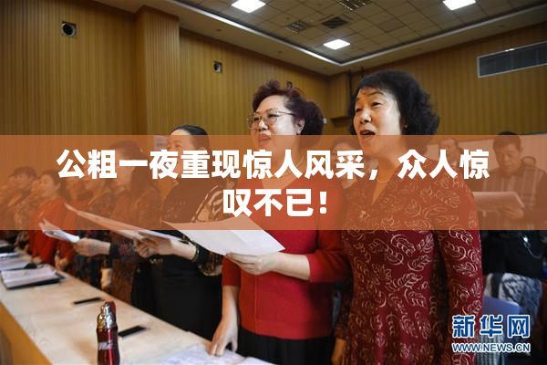 公粗一夜重现惊人风采，众人惊叹不已！