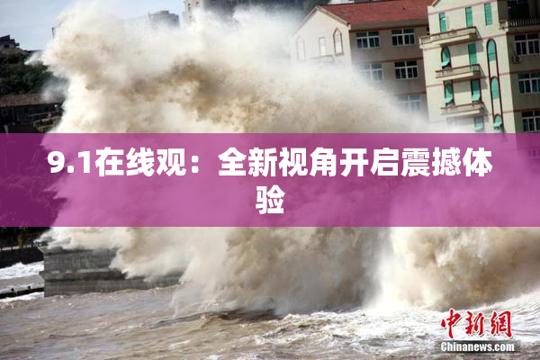 9.1在线观：全新视角开启震撼体验
