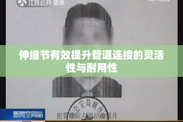 伸缩节有效提升管道连接的灵活性与耐用性