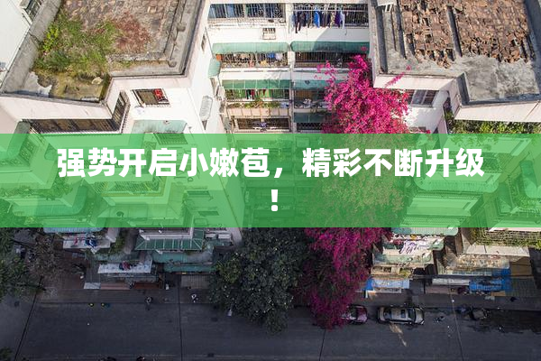 强势开启小嫩苞，精彩不断升级！