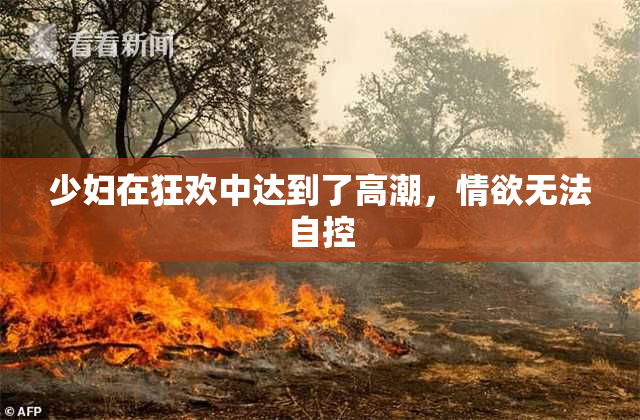 少妇在狂欢中达到了高潮，情欲无法自控