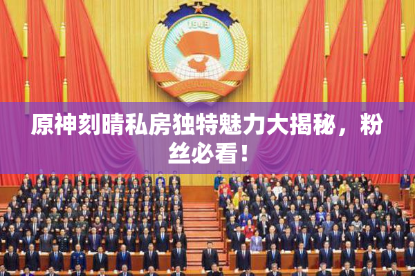 原神刻晴私房独特魅力大揭秘，粉丝必看！