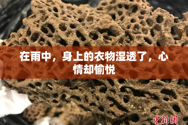 在雨中，身上的衣物湿透了，心情却愉悦