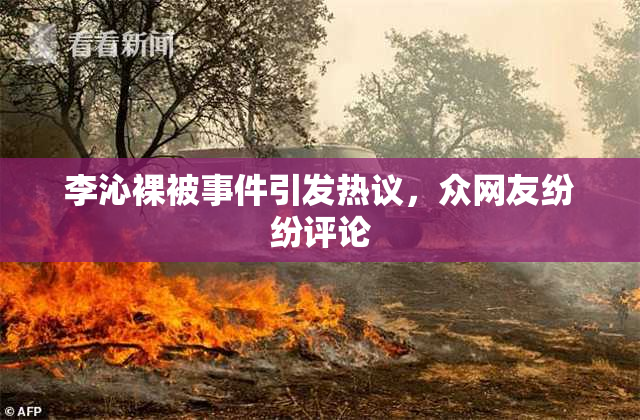 李沁裸被事件引发热议，众网友纷纷评论