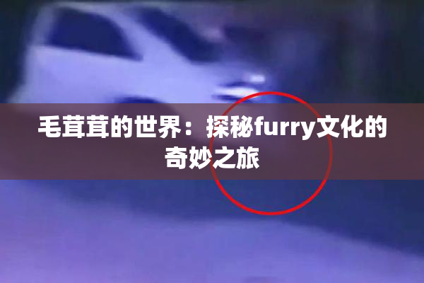 毛茸茸的世界：探秘furry文化的奇妙之旅