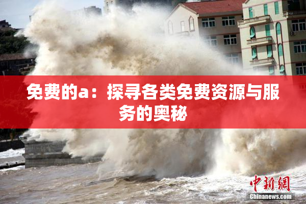 免费的a：探寻各类免费资源与服务的奥秘