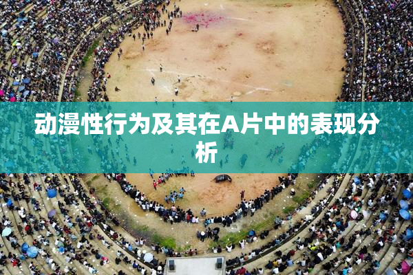 动漫性行为及其在A片中的表现分析