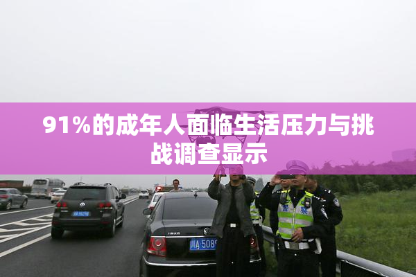 91%的成年人面临生活压力与挑战调查显示