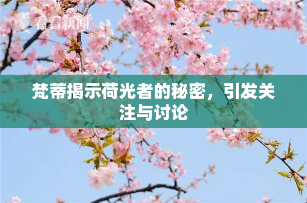 梵蒂揭示荷光者的秘密，引发关注与讨论