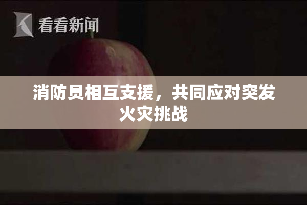 消防员相互支援，共同应对突发火灾挑战