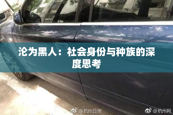 沦为黑人：社会身份与种族的深度思考