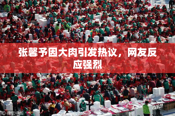 张馨予因大肉引发热议，网友反应强烈