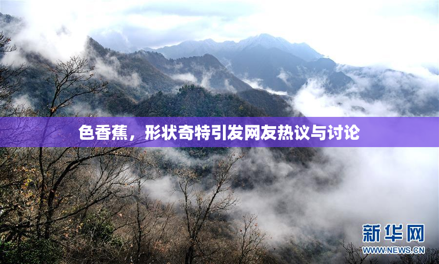 色香蕉，形状奇特引发网友热议与讨论