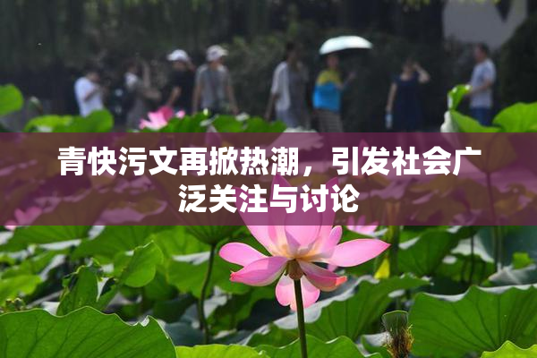 青快污文再掀热潮，引发社会广泛关注与讨论