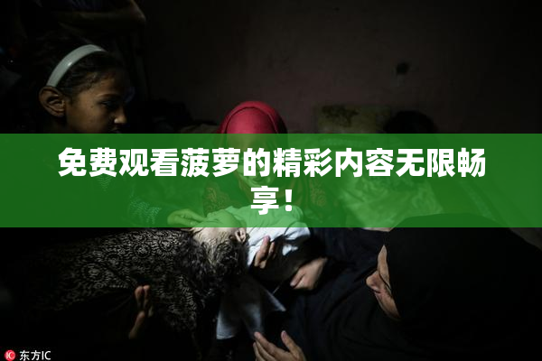 免费观看菠萝的精彩内容无限畅享！
