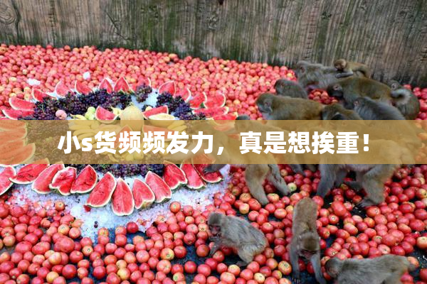 小s货频频发力，真是想挨重！
