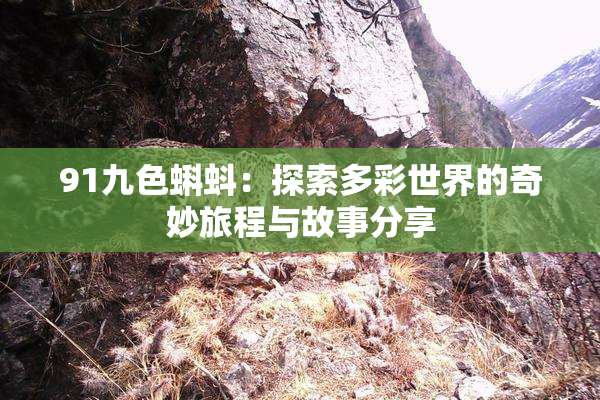91九色蝌蚪：探索多彩世界的奇妙旅程与故事分享