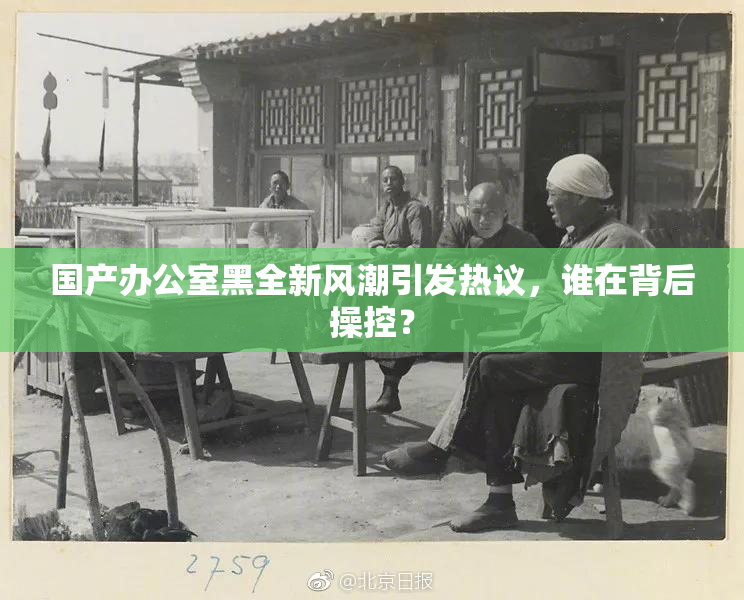 国产办公室黑全新风潮引发热议，谁在背后操控？