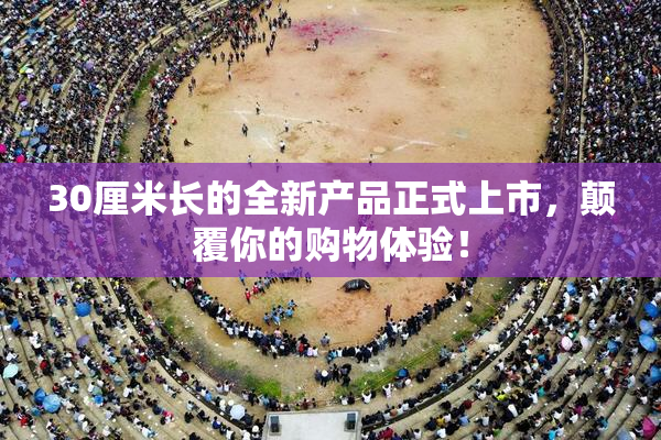 30厘米长的全新产品正式上市，颠覆你的购物体验！
