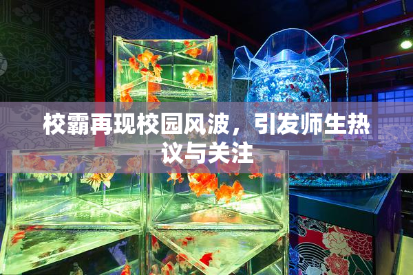校霸再现校园风波，引发师生热议与关注