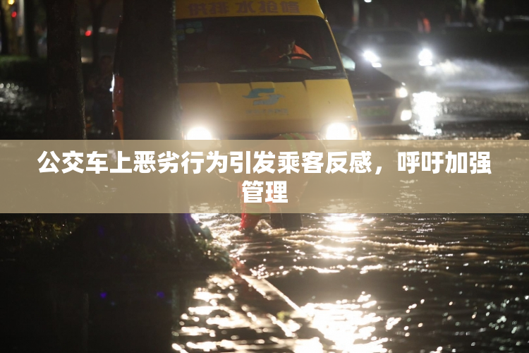 公交车上恶劣行为引发乘客反感，呼吁加强管理