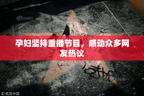 孕妇坚持重播节目，感动众多网友热议