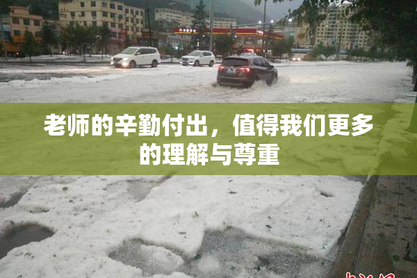 老师的辛勤付出，值得我们更多的理解与尊重