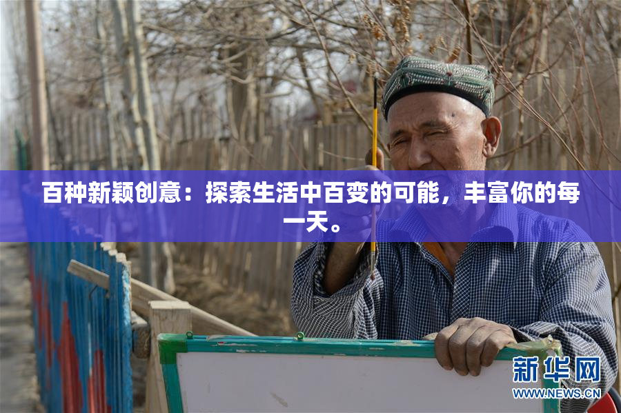 百种新颖创意：探索生活中百变的可能，丰富你的每一天。