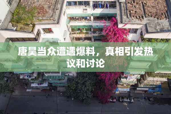 唐昊当众遭遇爆料，真相引发热议和讨论