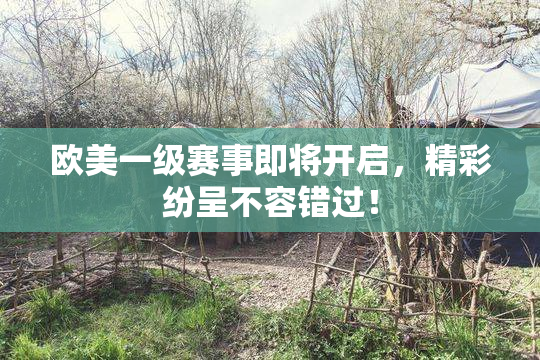 欧美一级赛事即将开启，精彩纷呈不容错过！