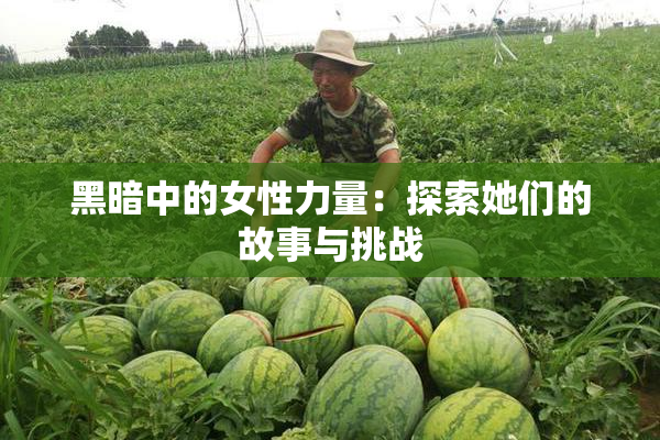 黑暗中的女性力量：探索她们的故事与挑战