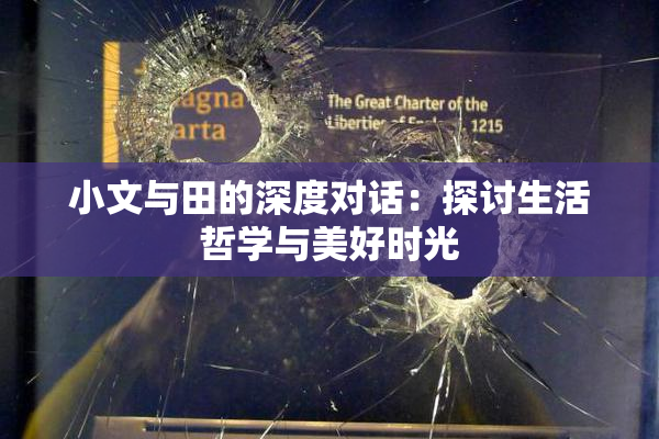 小文与田的深度对话：探讨生活哲学与美好时光