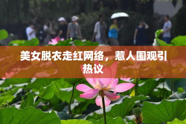 美女脱衣走红网络，惹人围观引热议