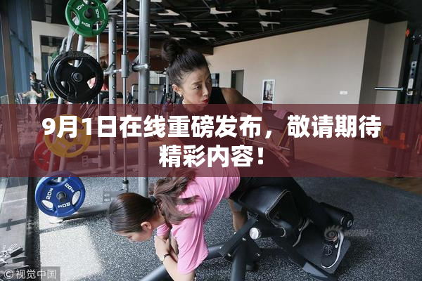 9月1日在线重磅发布，敬请期待精彩内容！