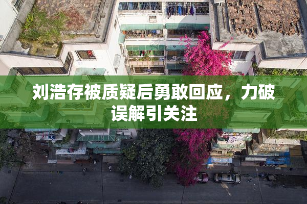 刘浩存被质疑后勇敢回应，力破误解引关注