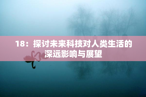 18：探讨未来科技对人类生活的深远影响与展望