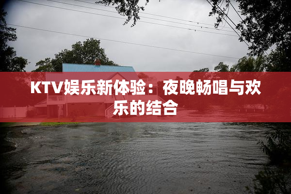 KTV娱乐新体验：夜晚畅唱与欢乐的结合